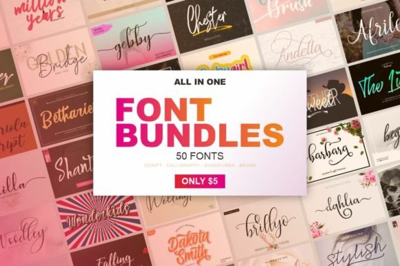 All in One Font Bundles: A Practical Guide to Handwritten Typography